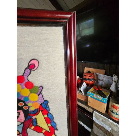 Heroine Mu-Guiying Wool Print Art embroidery Colorful Art Work Picture - Picture 11 of 16